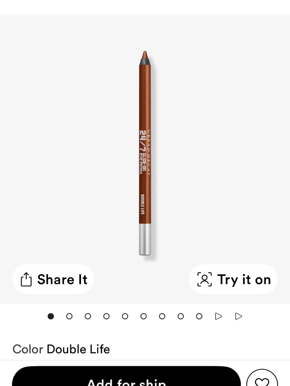 Urban Decay 24/7 Glide-On Eye Pencil in Metallic Olive